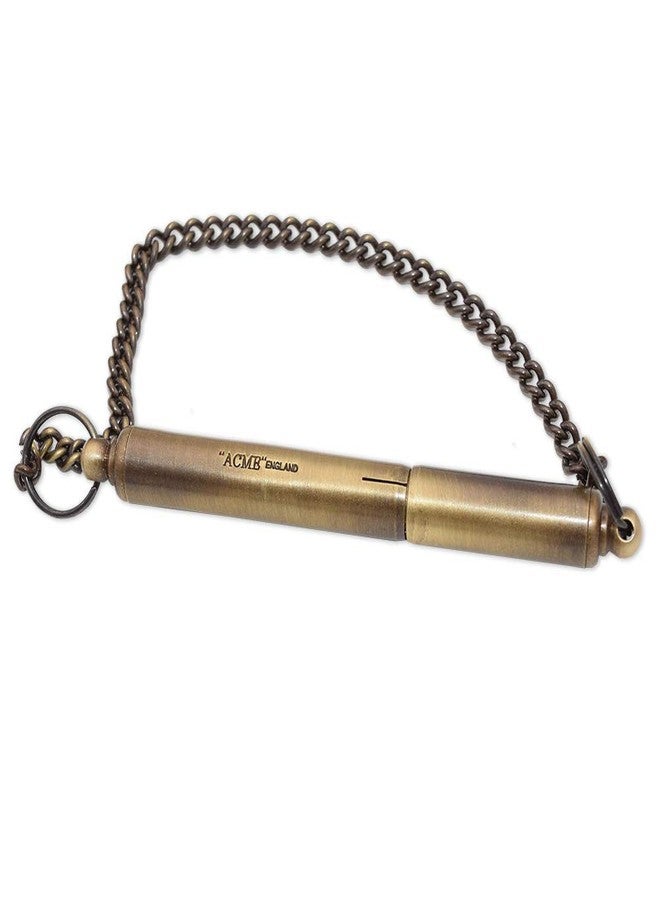 ACME Original 'Silent' Dog Training Whistle no. 535. Adjustable Frequency. Good Sound Quality. Weather-Proof. Designed and Made in The UK. Solid Brass (Antique Brass) - Image 2